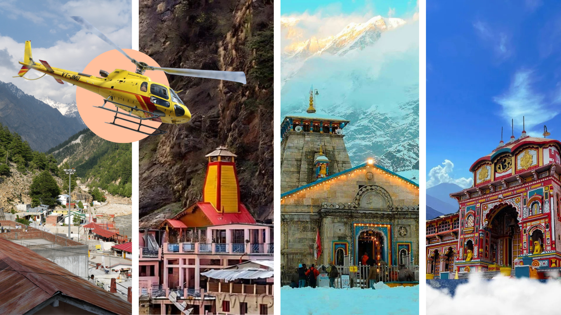 Char Dham Yatra 4N/5D – Helicopter Package